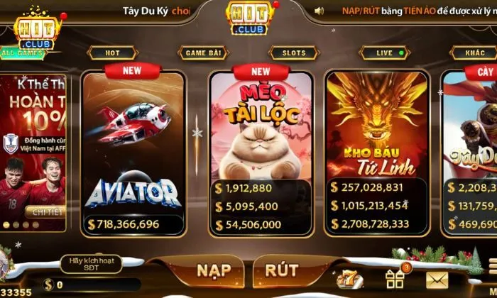 AVIATOR Hitclub Những bước tham gia Aviator Hitclub