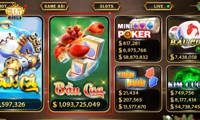 Bầu cua Hitclub Hướng dẫn cách tham gia chơi Bầu cua tại cổng game Hitclub