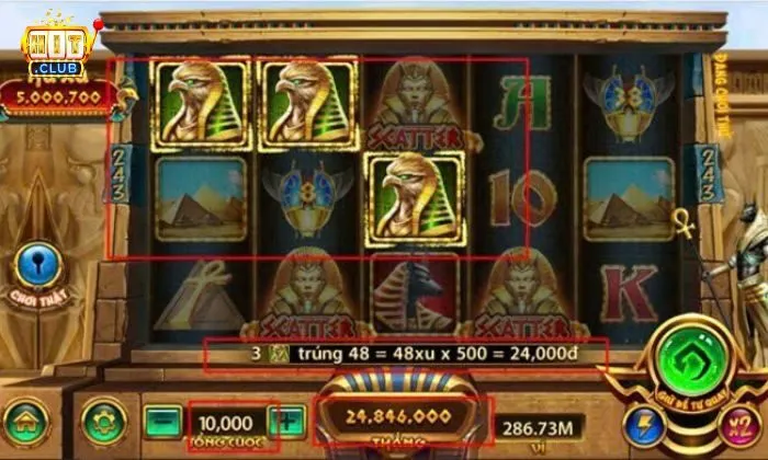 Luật chơi game Bí Mật Cleopatra Hitclub cực kỳ đơn giản