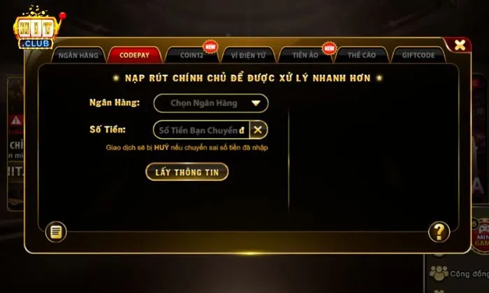 Điều khoản sử dụng Quy định về các giao dịch tại cổng game Hitclub rõ ràng