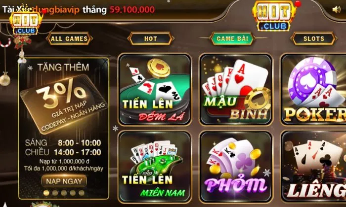 Game bài Hitclub Tham gia vào các sự kiện từ nhà cái