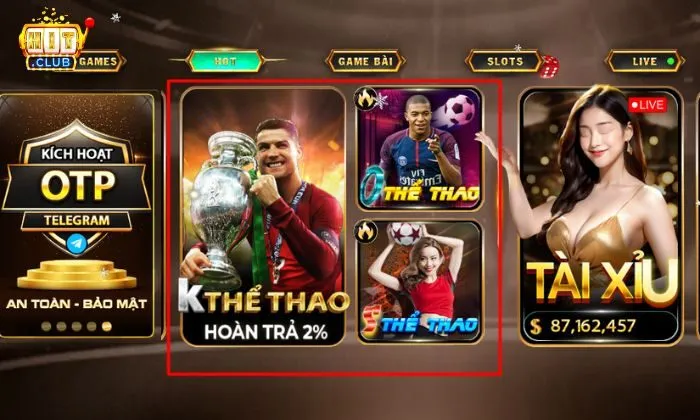 Giới thiệu Hitclub Trải nghiệm chơi cá cược Thể thao Hitclub đầy phấn khích