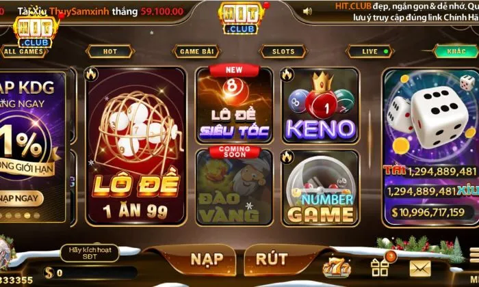 Thế giới giải trí siêu hấp dẫn tại Hitclub