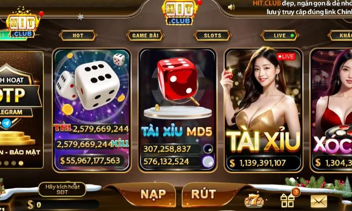Hitclub cùng nhiều tựa game đổi thưởng siêu hấp dẫn