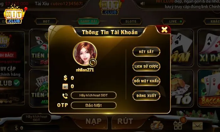 Hitclub là sân chơi mới, thường xuyên thực hiện bảo trì
