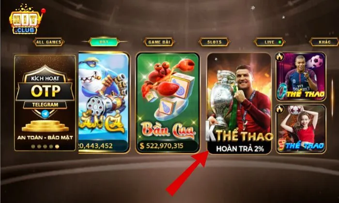 K Thể Thao Hitclub Các bước đặt cược tại K thể thao Hitclub