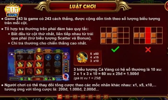 Luật chơi game nổ hũ Kho Báu Tứ Linh tại nhà cái Hitclub