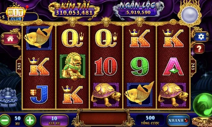 Kho Tàng Ngũ Long Hitclub Các biểu tượng chính trong game Kho Tàng Ngũ Long