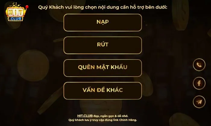 Liên hệ Hitclub Người chơi có thể liên hệ với nhà cái bằng cách chat trực tiếp trên sảnh cá cược