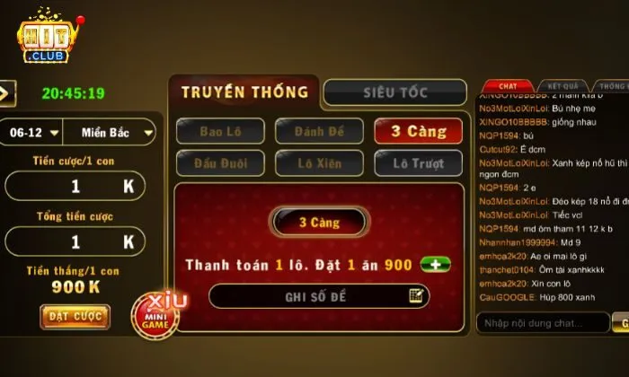 lô đề Hitclu 3 càng là một trong những loại hình có tỷ lệ trả thưởng cao nhất tại lô đề Hitclub