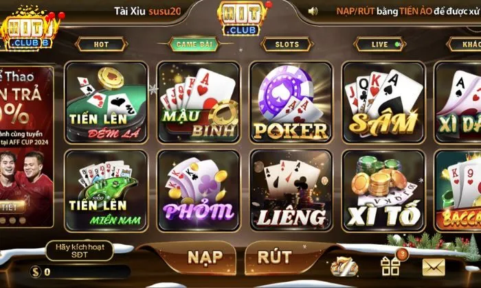 Sâm Hitclub Sâm Hitclub là tựa game nhân vốn giải trí không thể bỏ qua