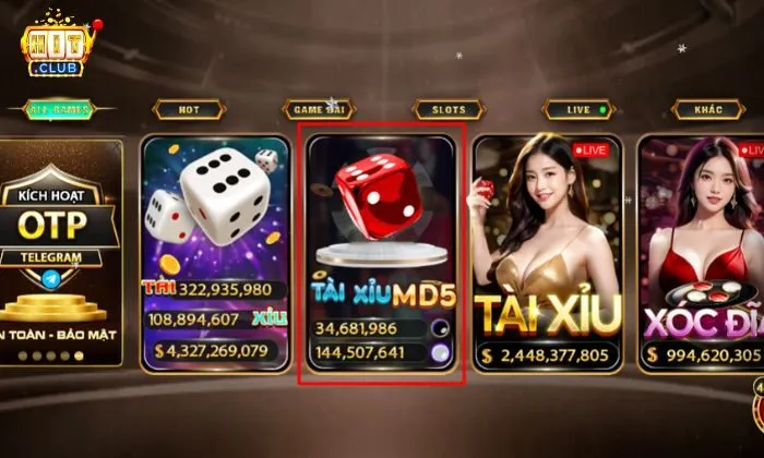Tài xỉu MD5 Hitclub Các bước tham gia chơi Tài xỉu MD5 tại cổng game Hitclub cụ thể