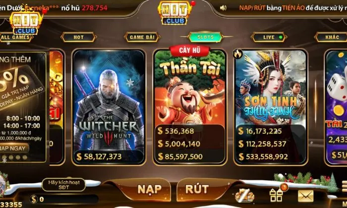 Thần Tài Hitclub Chi biết các bước chơi Thần Tài tại Hitclub