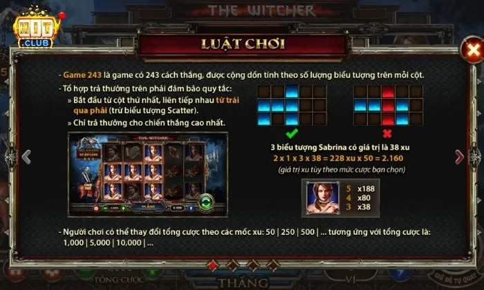 The Witcher Wild Hunt Hitclub Giới thiệu luật chơi trong The Witcher Wild Hunt Hitclub