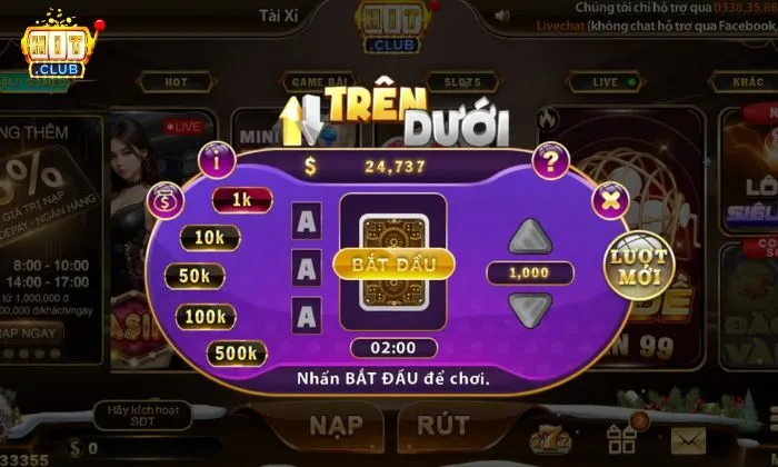 Trên Dưới Hitclub Hướng dẫn tham gia Trên Dưới Hitclub