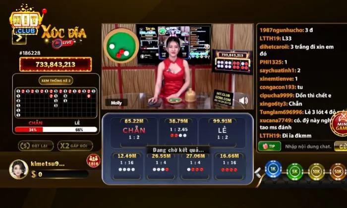Xóc đĩa Livestream Hitclub Xóc đĩa livestream Hitclub với sự tham gia của những dealer xinh đẹp